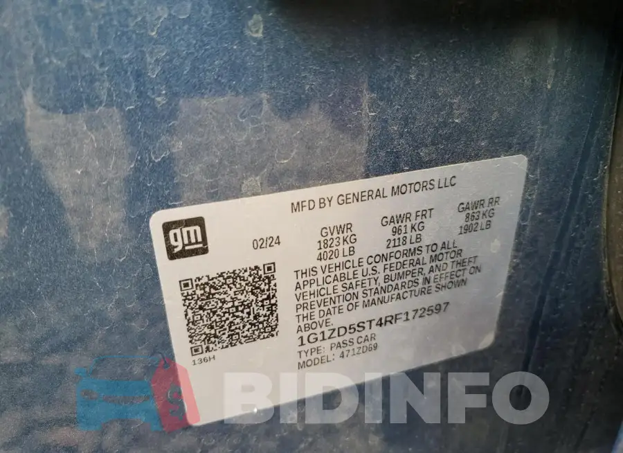 1G1ZD5ST4RF172597 Photo# 13