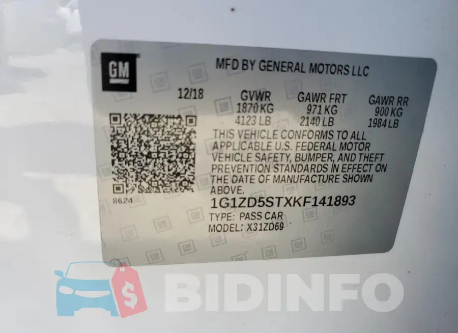 1G1ZD5STXKF141893 Photo# 12