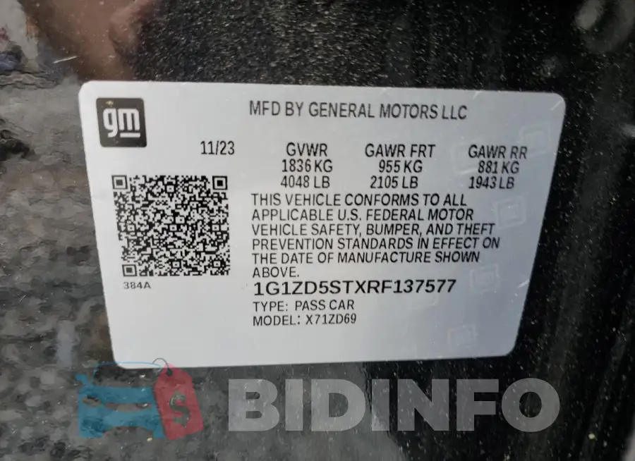 1G1ZD5STXRF137577 Photo# 13