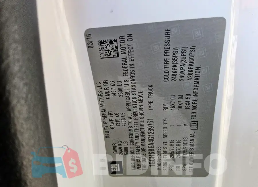 1GCHSBEA4G1239761 Photo# 12