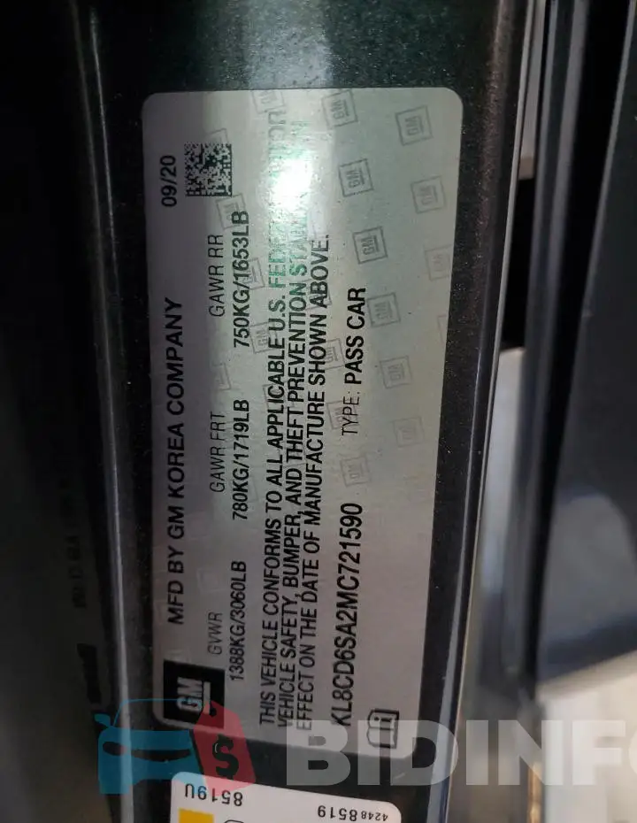 KL8CD6SA2MC721590 Photo# 12