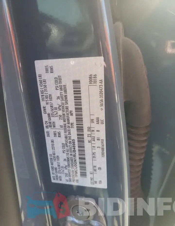 1FMCU0GN1RUB48985 Photo# 14