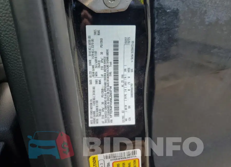 1FTER4FHXNLD03714 Photo# 12