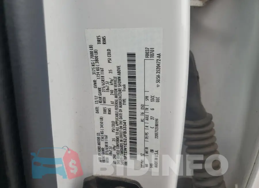 1FTEW1E52JFB33341 Photo# 12