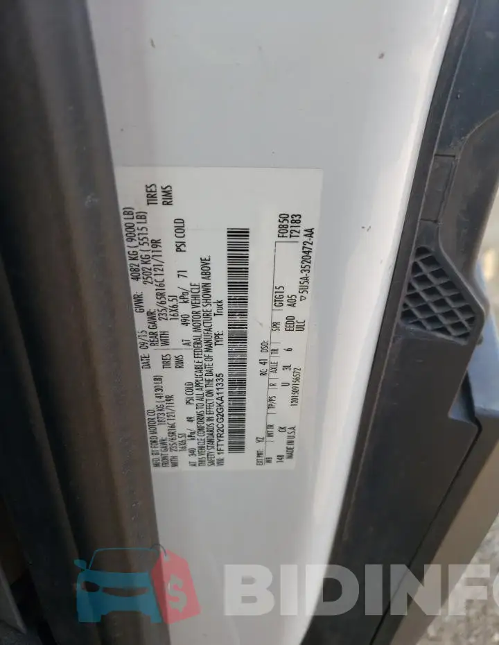 1FTYR2CG2GKA11335 Photo# 12