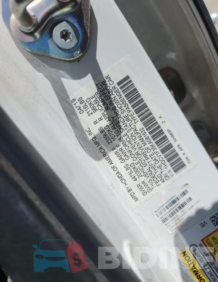1HGCV1F35KA081632 Photo# 12