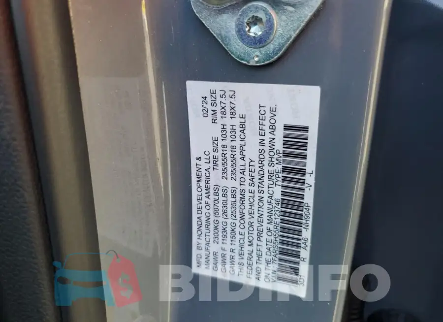 7FARS5H55RE123746 Photo# 13