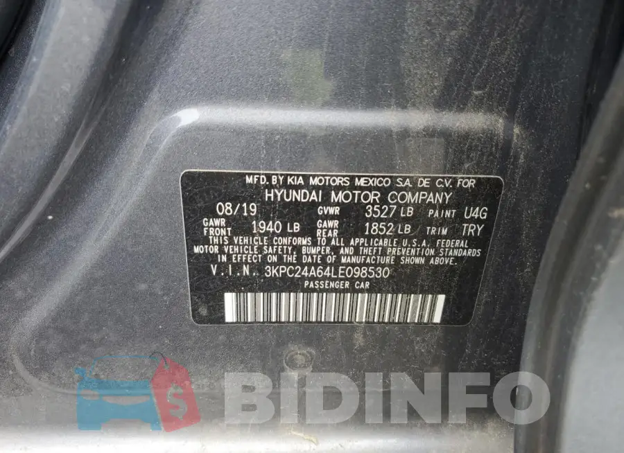 3KPC24A64LE098530 Photo# 12