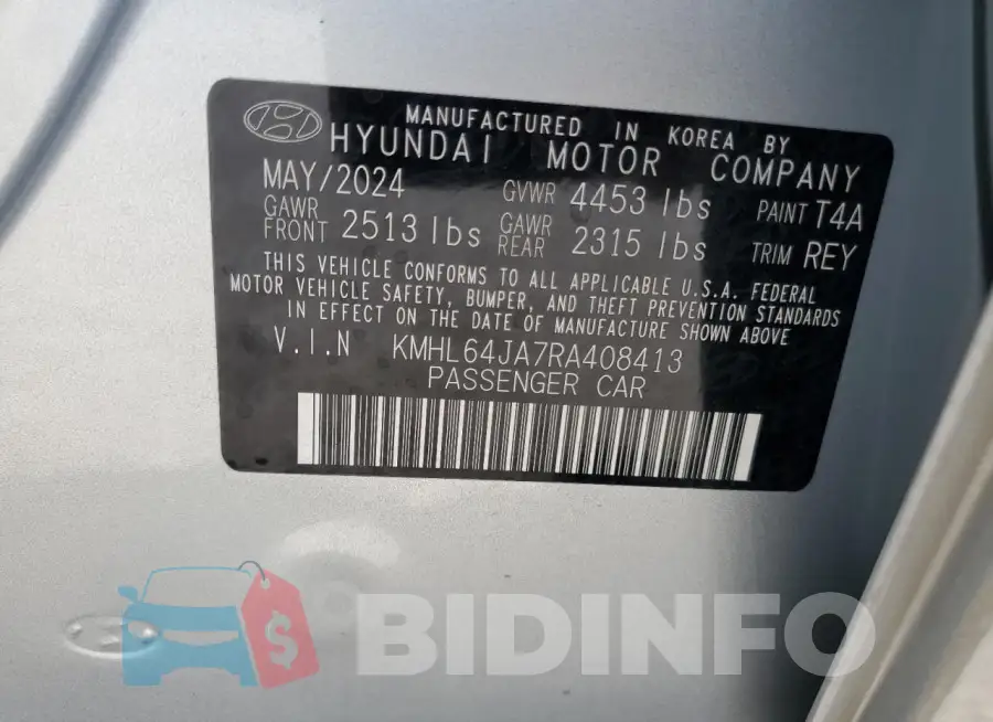 KMHL64JA7RA408413 Photo# 12