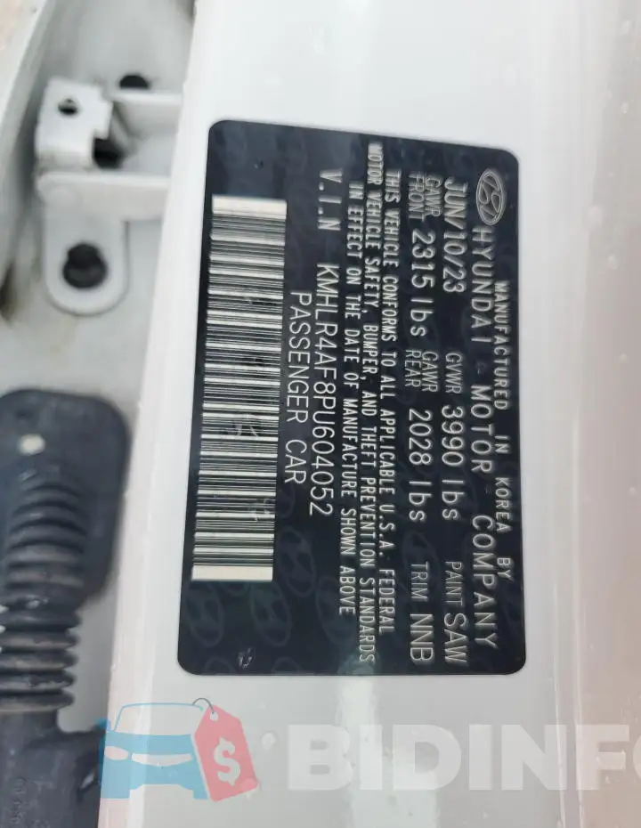 KMHLR4AF8PU604052 Photo# 13