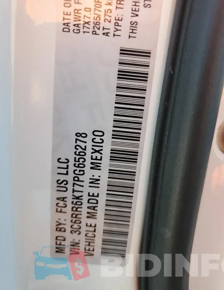 3C6RR6KT7PG656278 Photo# 12