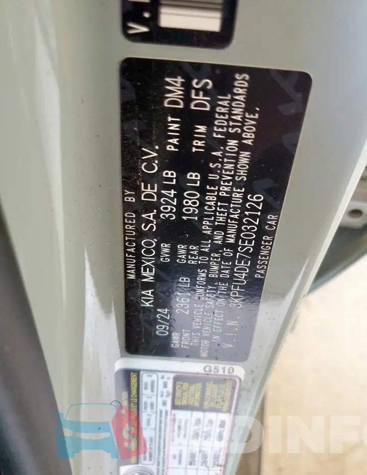 3KPFU4DE7SE032126 Photo# 13
