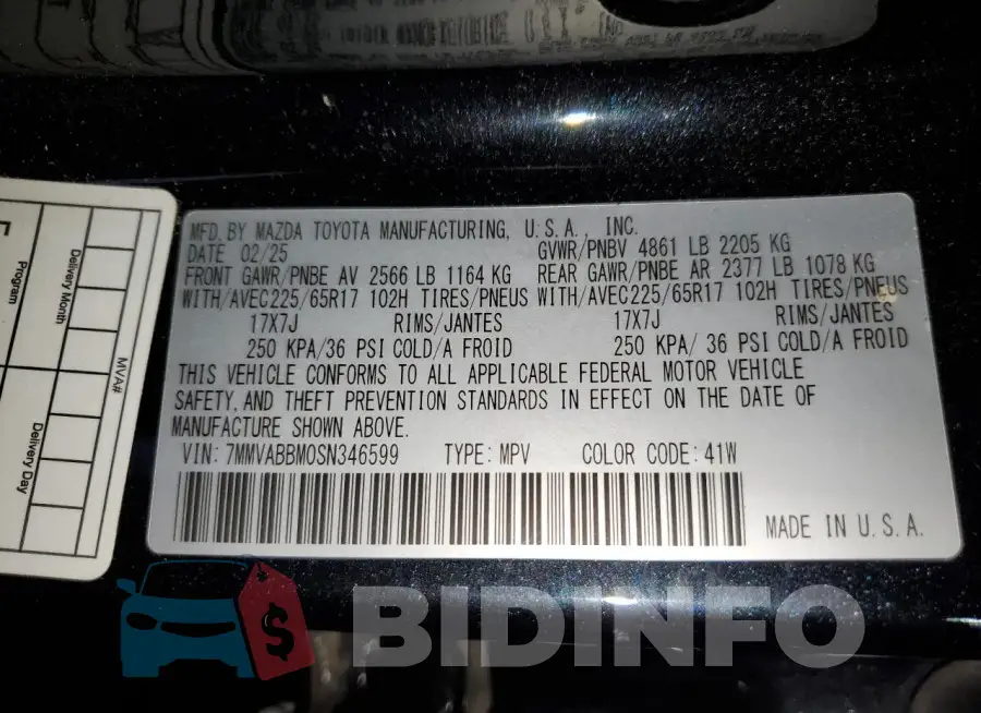7MMVABBM0SN346599 Photo# 14