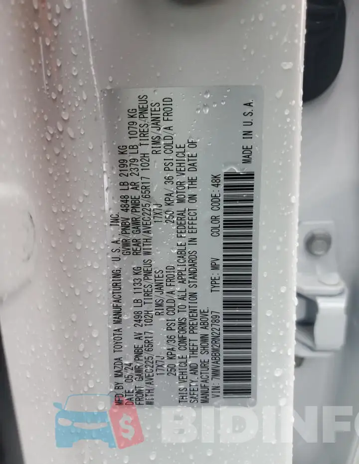 7MMVABBM2RN227897 Photo# 13