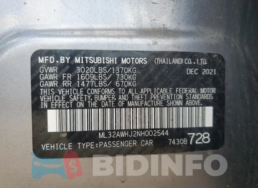 ML32AWHJ2NH002544 Photo# 12