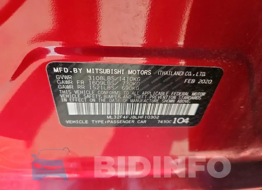 ML32F4FJ8LHF10302 Photo# 12