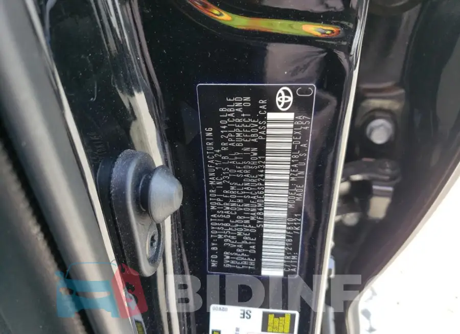 5YFB4MDE6SP244321 Photo# 12