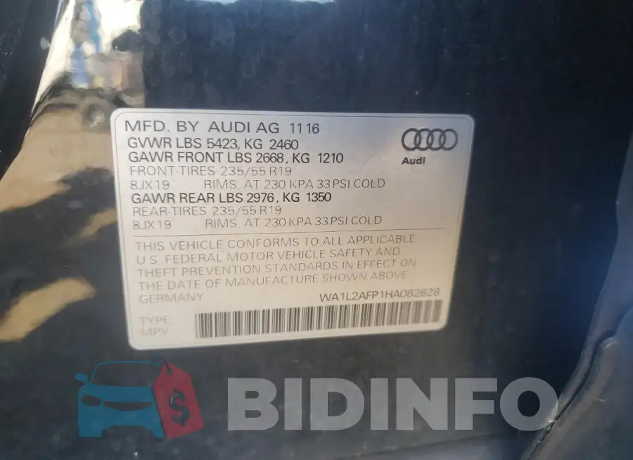 WA1L2AFP1HA082628 Photo# 13