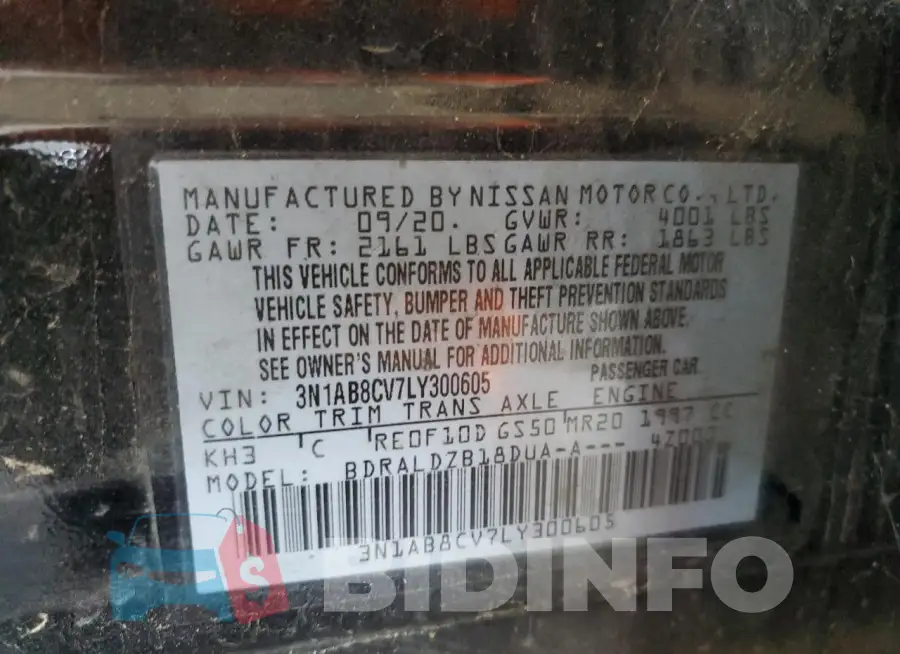 3N1AB8CV7LY300605 Photo# 12