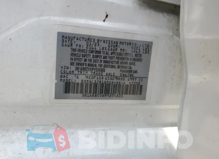3N1AB8CVXPY224805 Photo# 13
