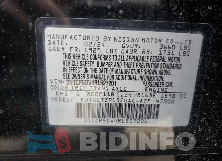 3N1CP5DV4RL527201 Photo# 13