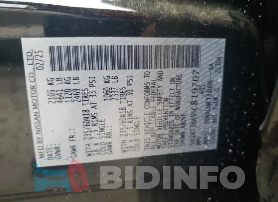 5N1BT3BA9SC819707 Photo# 13