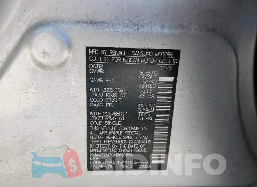 KNMAT2MT0HP610866 Photo# 13