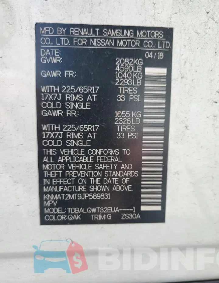 KNMAT2MT9JP589831 Photo# 13