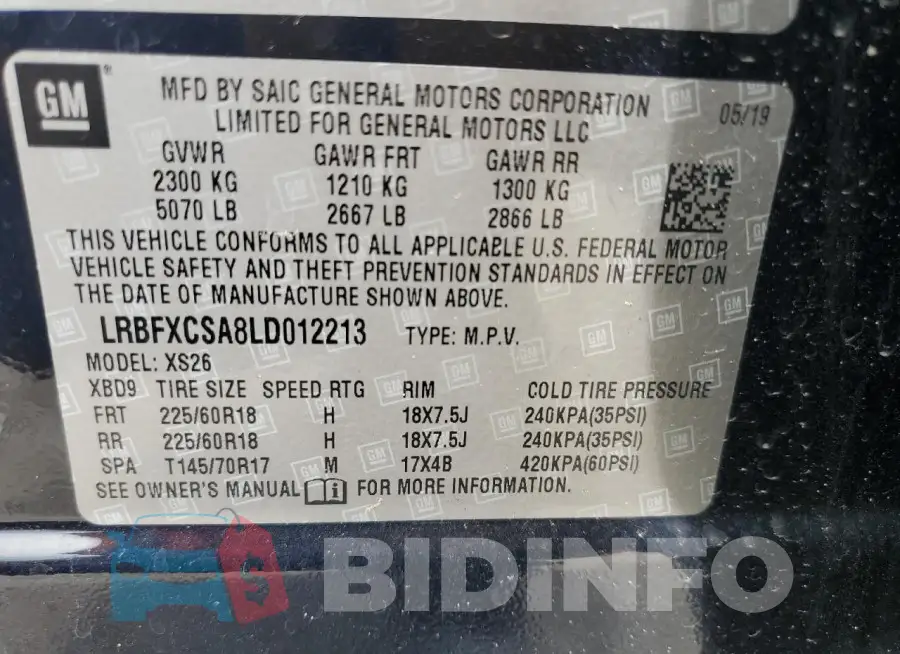 LRBFXCSA8LD012213 Photo# 13