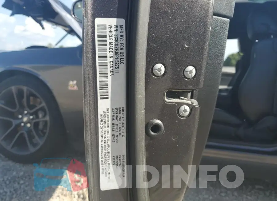 2C3CDZFJ6PH527511 Photo# 12