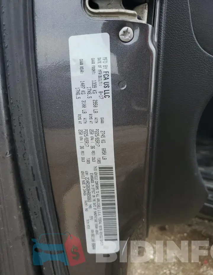 2C4RDGBG8HR856663 Photo# 12