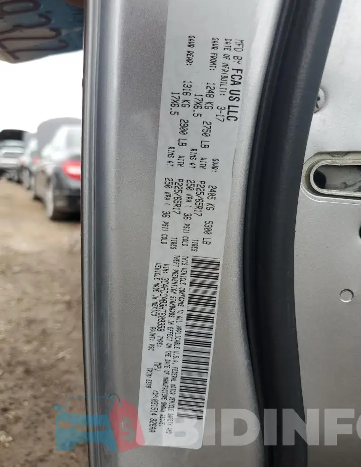 3C4PDCAB3HT609358 Photo# 14