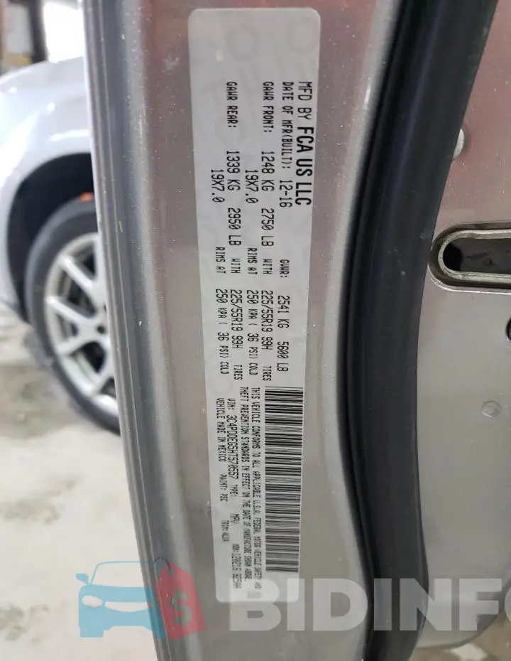 3C4PDDEG5HT570557 Photo# 13