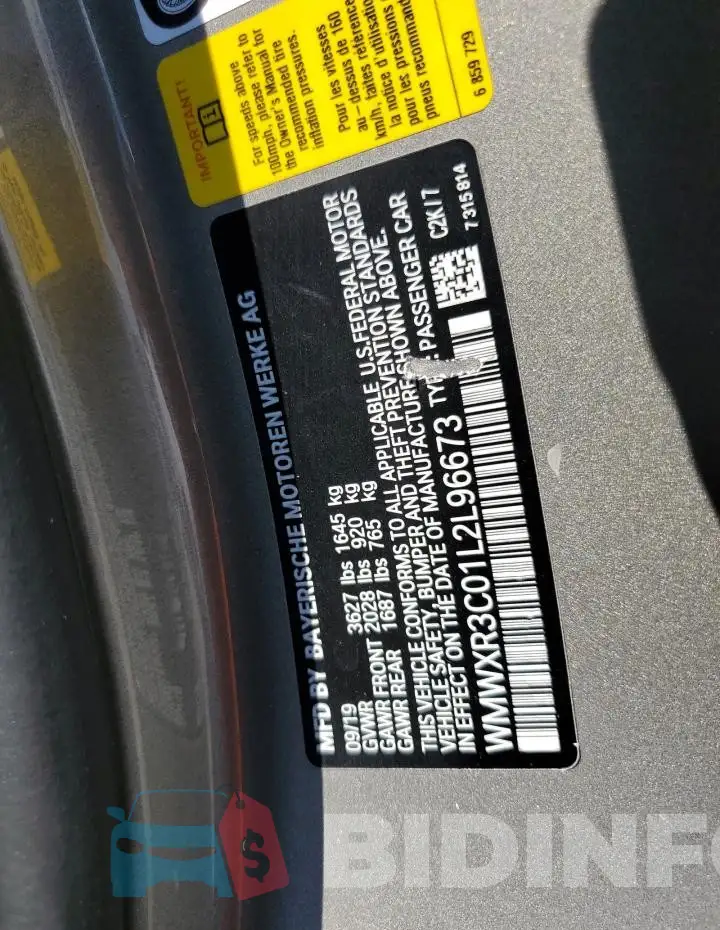 WMWXR3C01L2L96673 Photo# 12