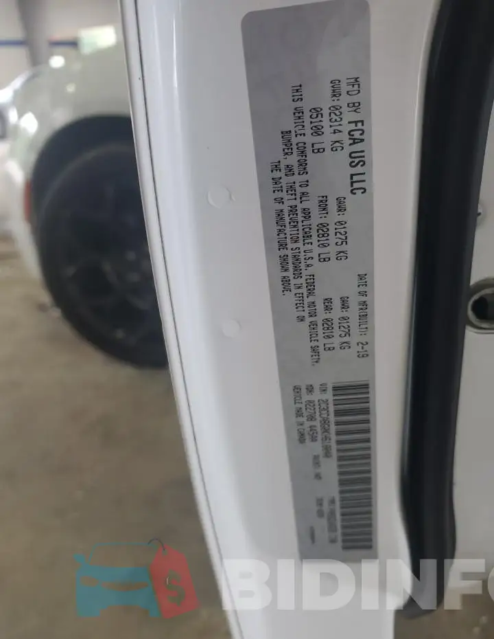 2C3CCABG0KH618040 Photo# 12