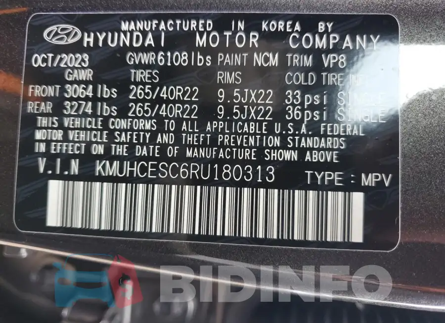KMUHCESC6RU180313 Photo# 13