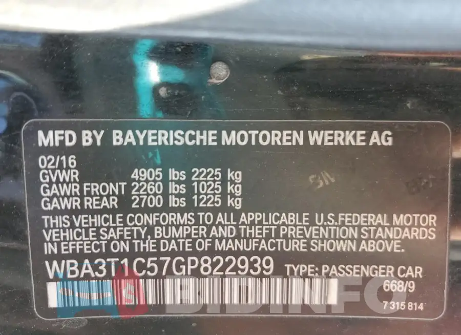 WBA3T1C57GP822939 Photo# 12