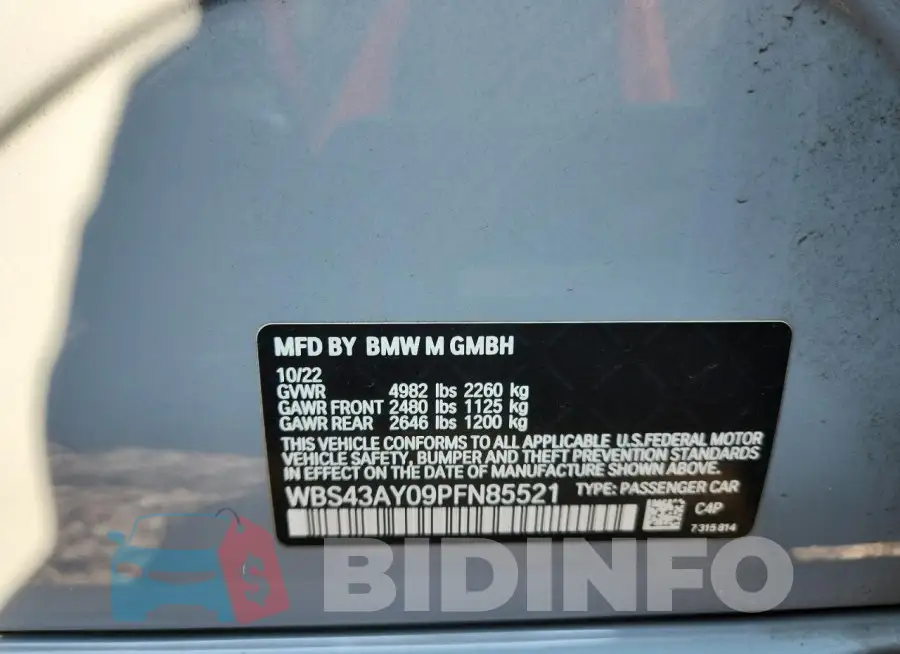 WBS43AY09PFN85521 Photo# 12