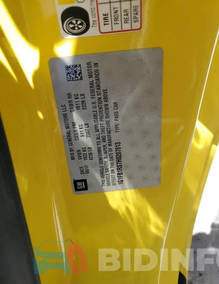1G1FB1RS7H0207813 Photo# 13