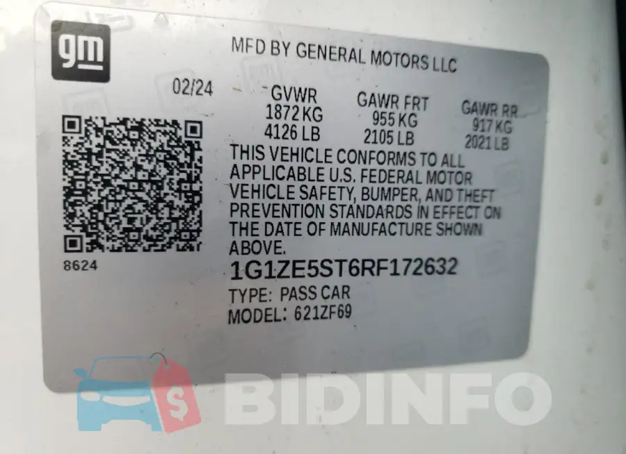 1G1ZE5ST6RF172632 Photo# 12