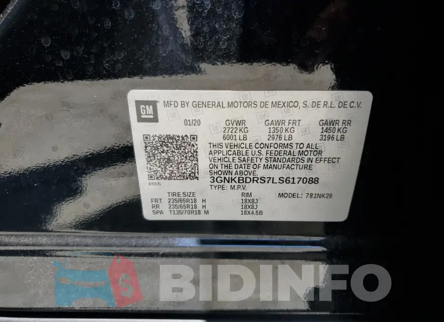 3GNKBDRS7LS617088 Photo# 13