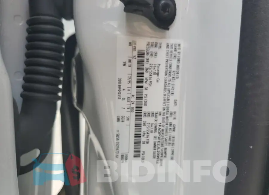 1FADP3FE2JL299532 Photo# 12