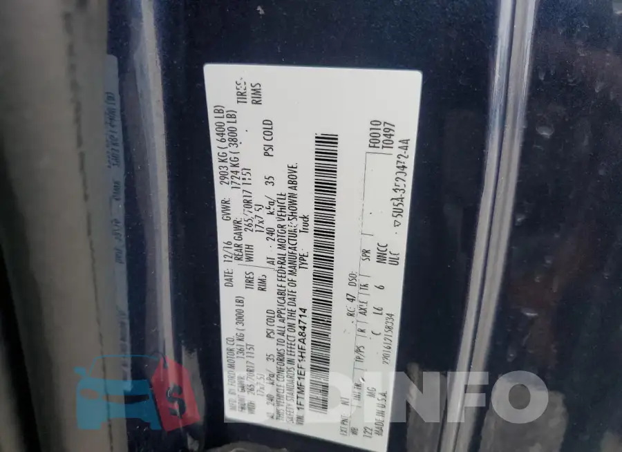 1FTMF1EF1HFA84714 Photo# 12