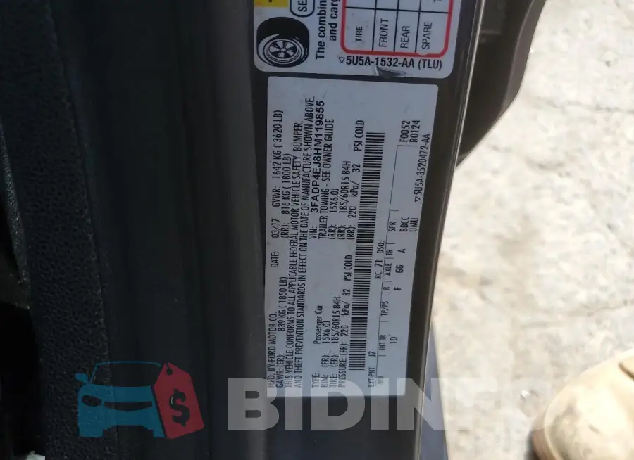 3FADP4EJ8HM119855 Photo# 12