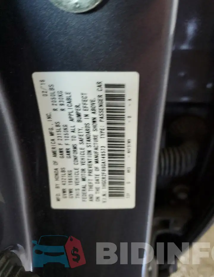 1HGCR2F89GA149573 Photo# 12