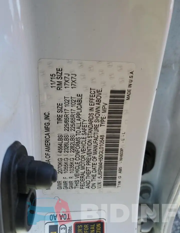 5J6RM4H50GL010548 Photo# 13