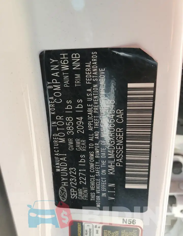 KMHLM4DGXRU664548 Photo# 13