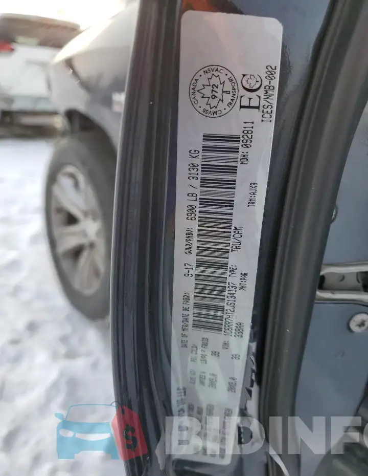 1C6RR7HT2JS134137 Photo# 12