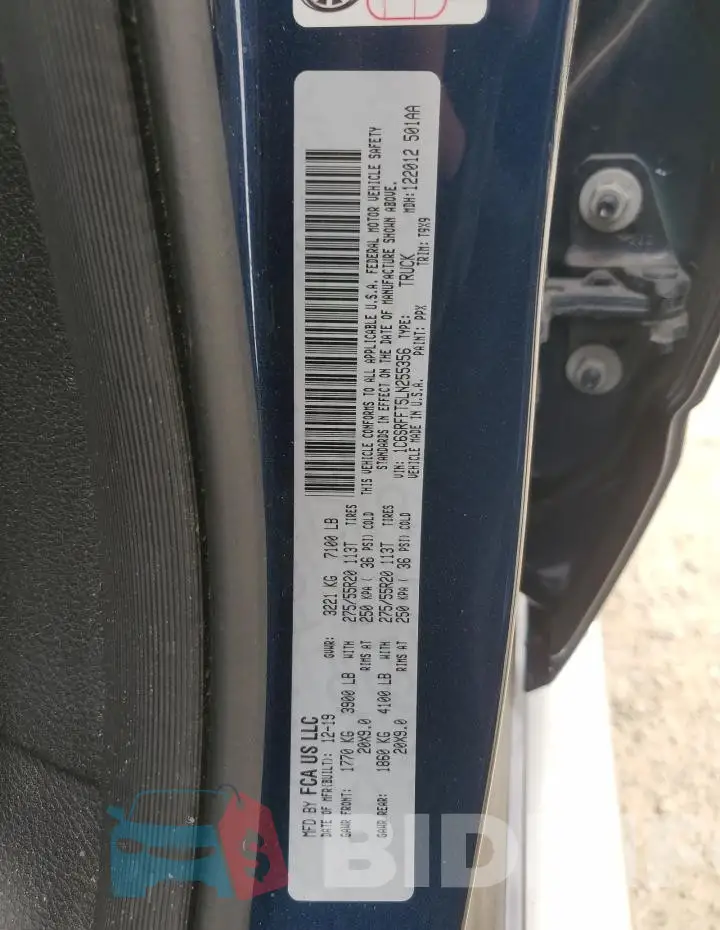 1C6SRFFT5LN255356 Photo# 12