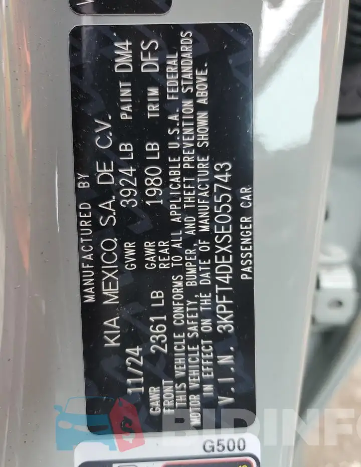 3KPFT4DEXSE055743 Photo# 12